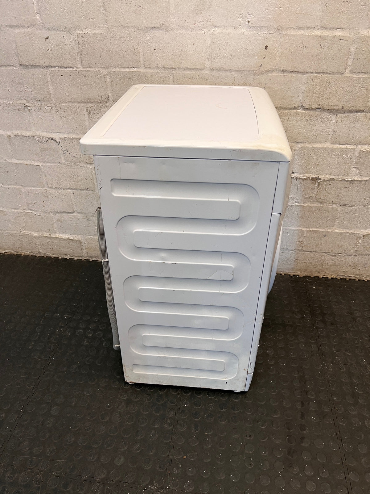 Defy 6kg White Front Loader Washing Machine — Door Hard to Close and Missing Drain Cover – top view