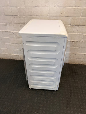 Defy 6kg White Front Loader Washing Machine — Door Hard to Close and Missing Drain Cover – top view