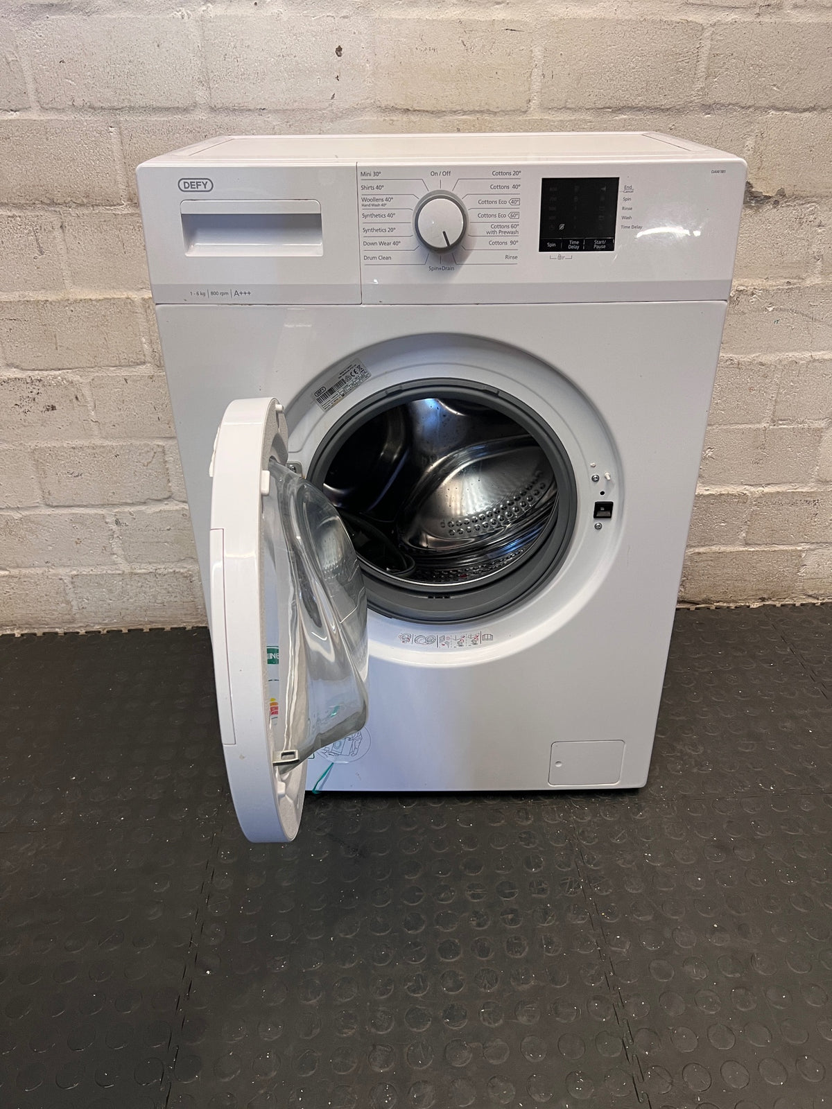 Defy 6kg Front Loader Washing Machine — Good Working Order – side view