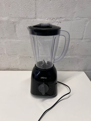 Ottimo Black and Clear Plastic Jug Blender — Good Working Order – main front view