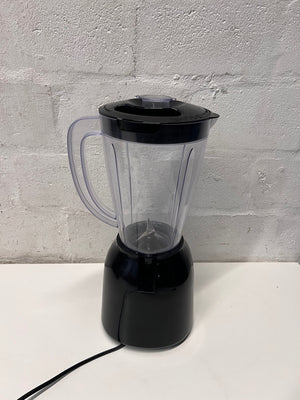 Ottimo Black and Clear Plastic Jug Blender — Good Working Order – top view