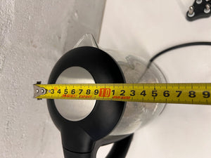 Platinum 1.7L Glass and Black Electric Kettle — Internal Limescale Build-up – width measurement