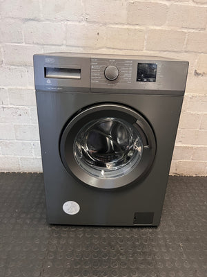 Defy Front Loader Washing Machine in Metallic Grey — Good Working Order – main front view