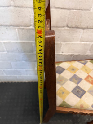 Ladder-Back Timber Dining Chair with Ball and Claw Feet – height measurement
