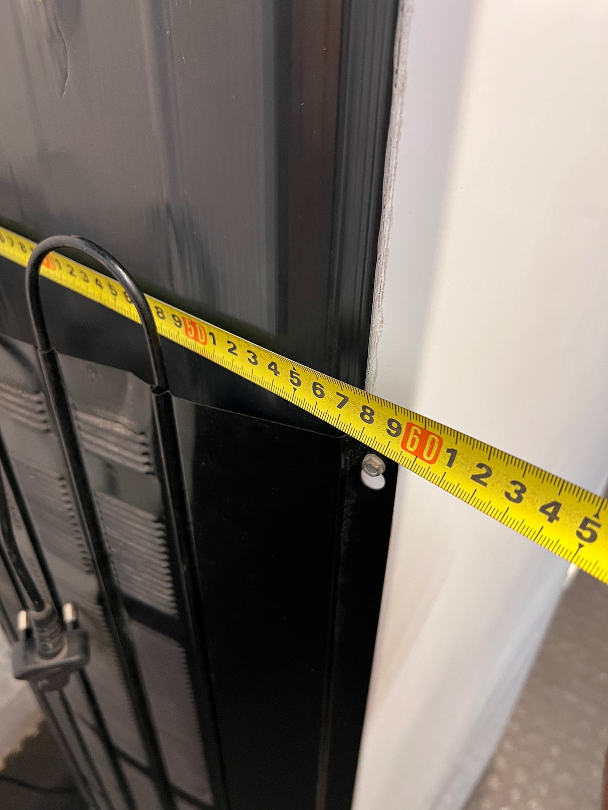 Defy White Upright Fridge-Freezer — Good Working Order – depth measurement