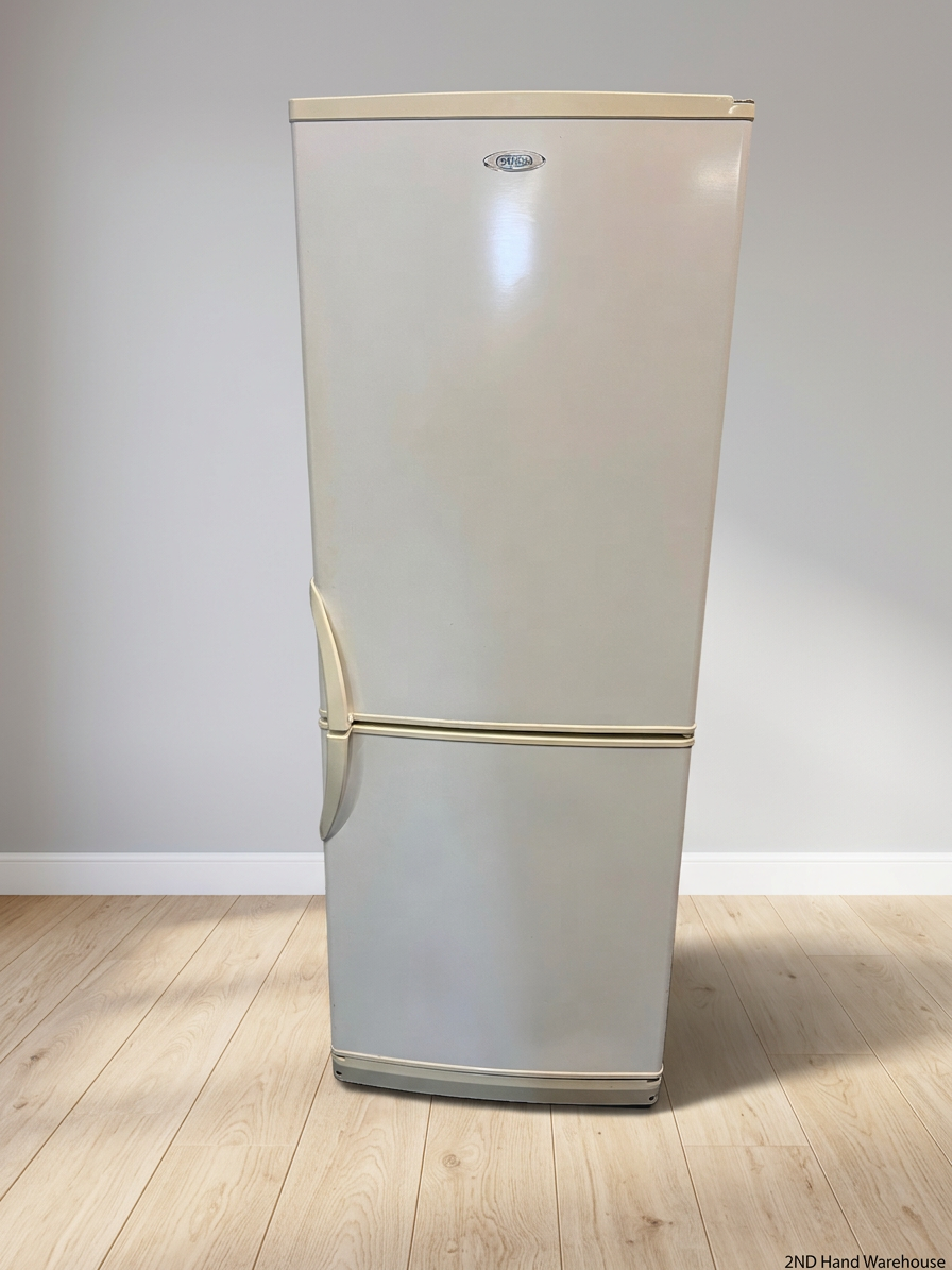 Defy White Upright Fridge-Freezer — Good Working Order – styled product image