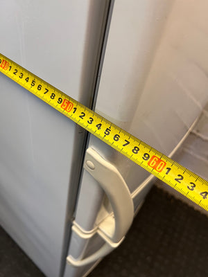Defy White Upright Fridge-Freezer — Good Working Order – width measurement
