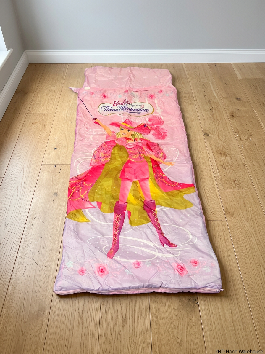 Barbie and The Three Musketeers Themed Sleeping Bag – styled product image