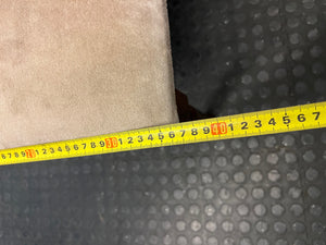 Upholstered Wooden Stool with Turned Legs – depth measurement