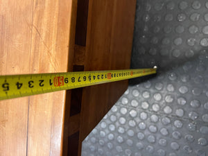 Classic Tapered Yellow Wood Kist — Good Working Order – height measurement