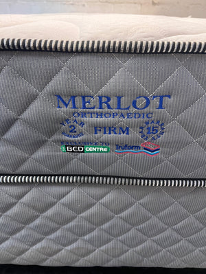 Bed Centre Merlot Orthopaedic Single Base Set — Fair Condition with Visible Wear – side view