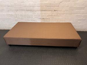 Single Fabric Upholstered Bed Base – back view