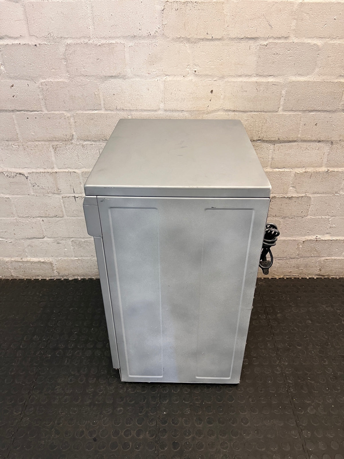 Grey Freestanding Front Loading Tumble Dryer — Drum Does Not Spin; Element and Fan Functional – condition detail