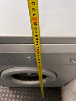 Grey Freestanding Front Loading Tumble Dryer — Drum Does Not Spin; Element and Fan Functional – height measurement