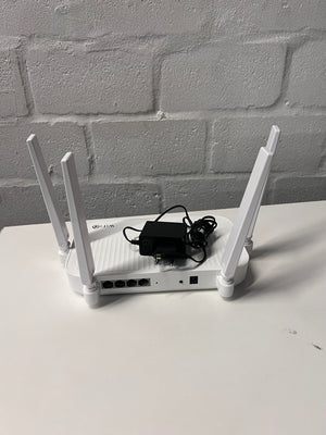 ZTE White WiFi 6 Router with Power Adapter — Good Working Order – condition detail