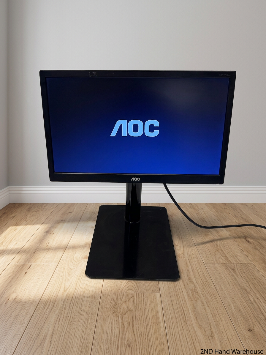 AOC 19-Inch LCD Computer Monitor in Black — Good Working Order – styled product image
