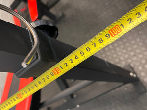 Maxed Performance Multi-Function Weight Bench with Barbell — Very Good Condition – width measurement