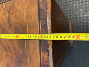 Vintage Style Wooden Glass-Front Display Cabinet — Well Used Condition – width measurement