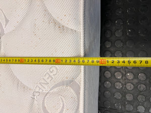 Genessi Comfort Rest Double Bed Mattress — Fair Used Condition – width measurement