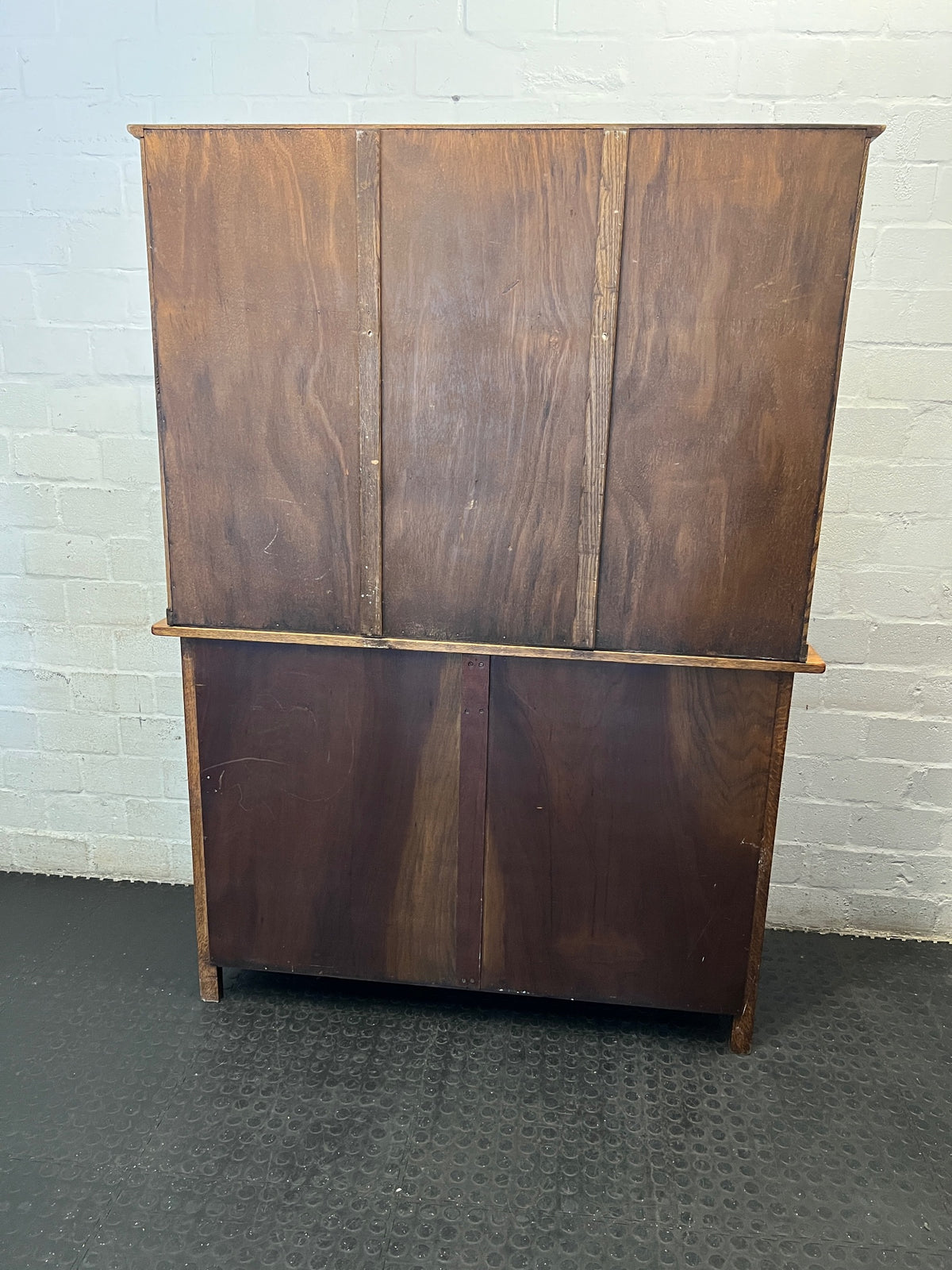 Harlequin Furniture Carved Wood Welsh Dresser — Good Condition – back view
