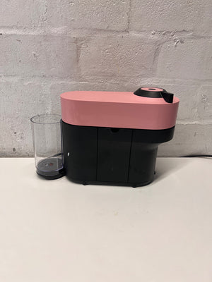 Pink and Black Compact Coffee Machine — Good Working Order – back view