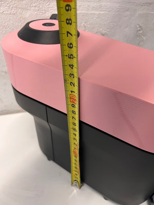 Pink and Black Compact Coffee Machine — Good Working Order – height measurement