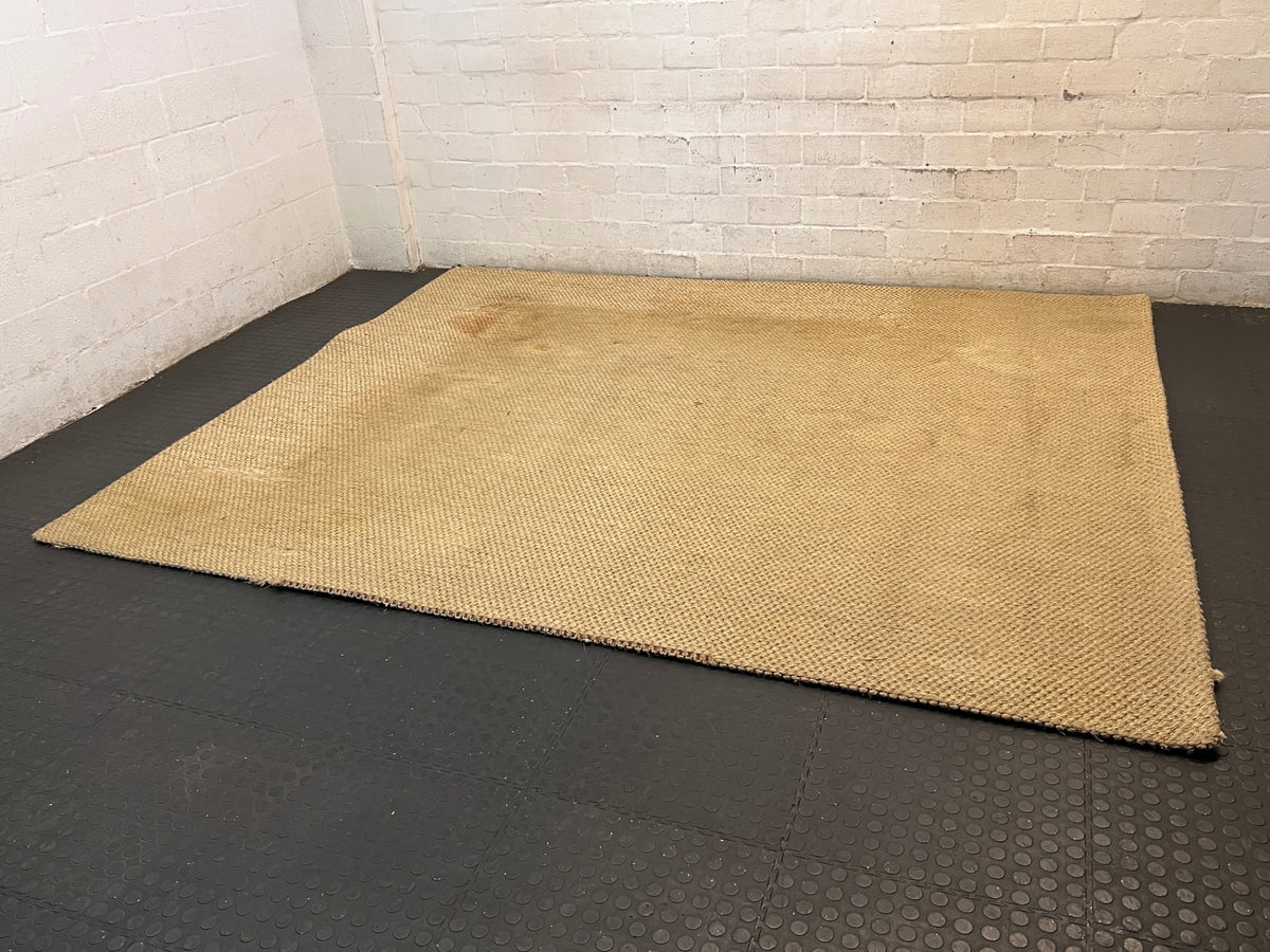 Natural Beige Woven Sisal Rug – main front view