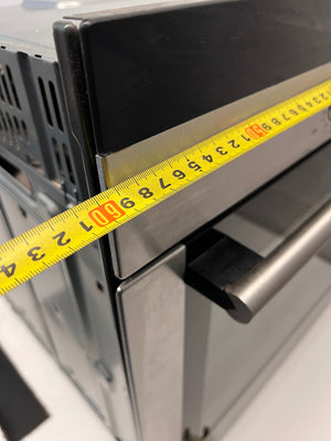 Siemens Silver Built-In Oven – depth measurement