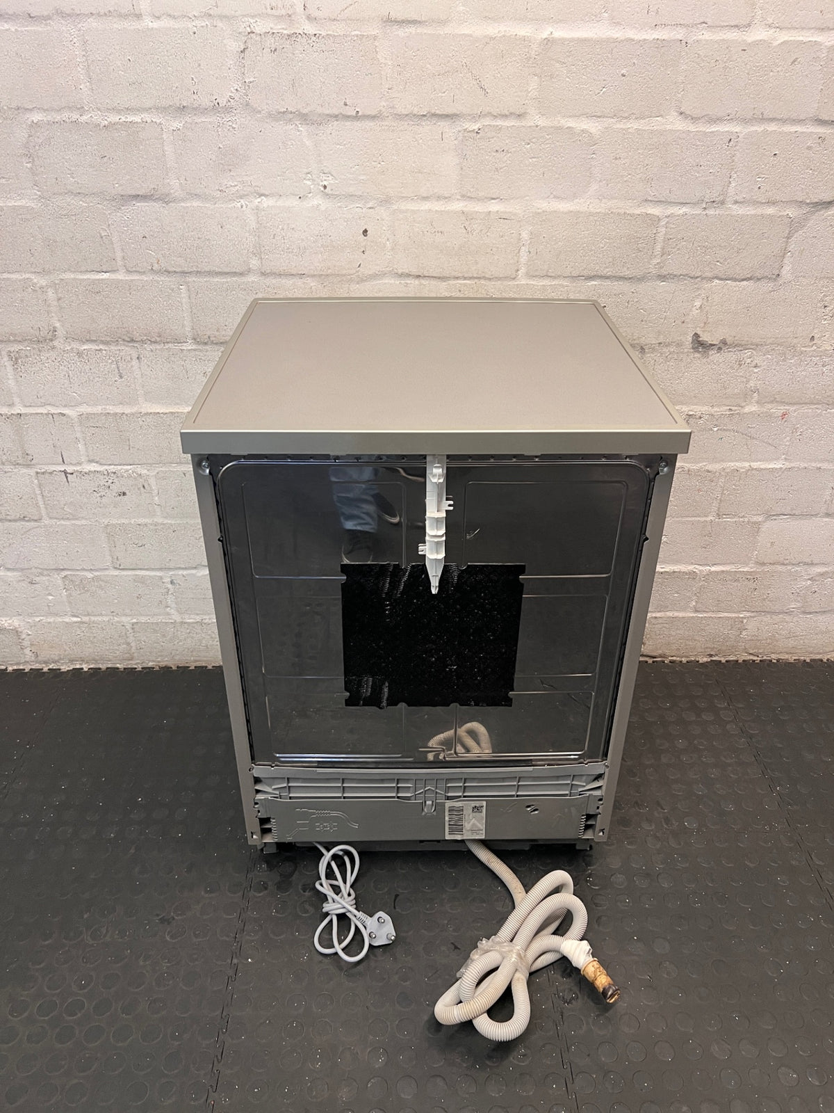 Bosch Serie 2 Silence Silver Dishwasher – back view