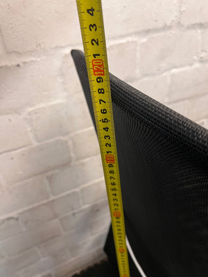 High-Back Mesh Office Chair with Swivel Base – height measurement