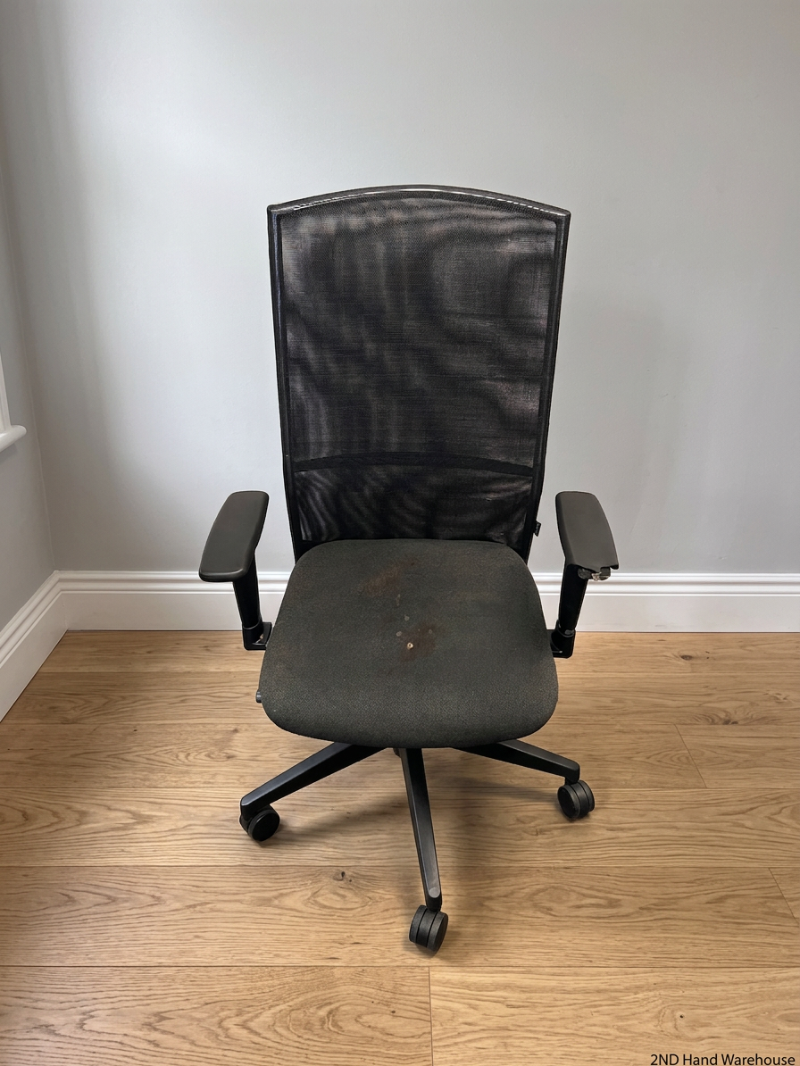 Black Mesh High-Back Office Chair – styled product image