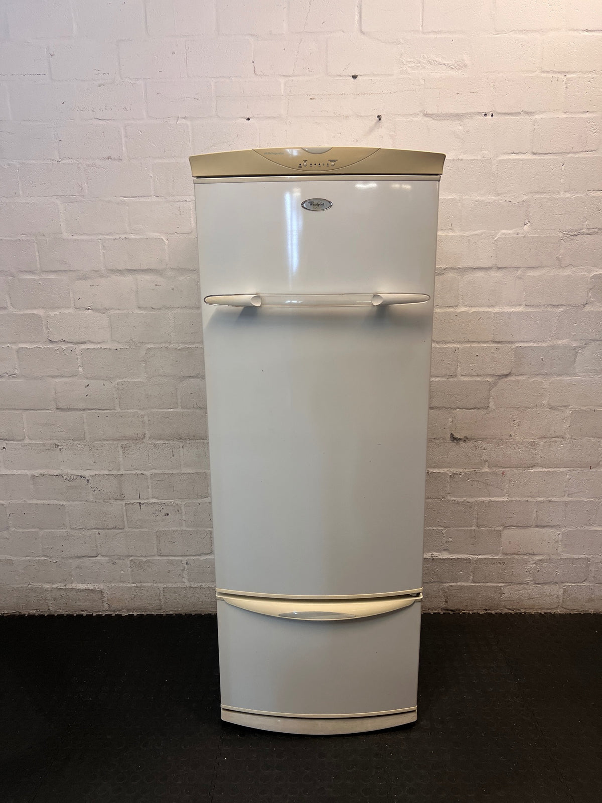 Whirlpool White Fridge with Wine Cooler Drawer – main front view