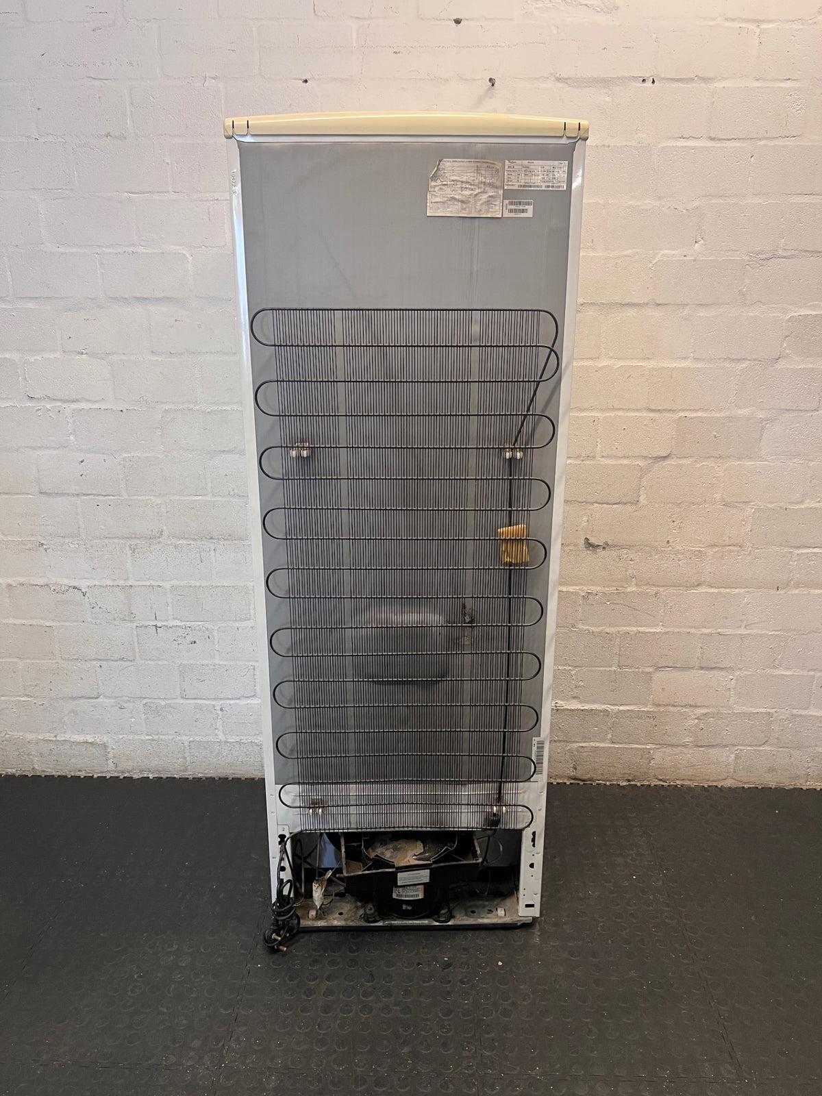 Whirlpool White Upright Freezer – back view