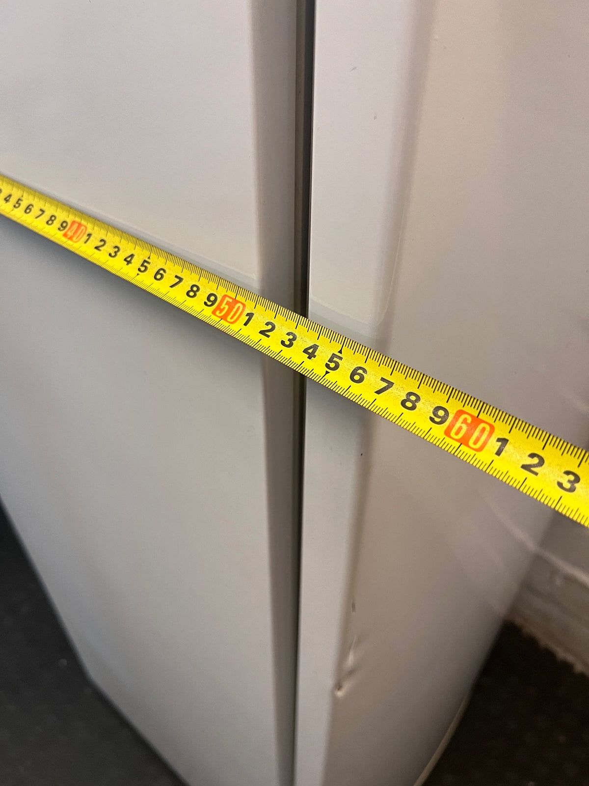 Whirlpool White Upright Freezer – width measurement