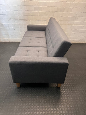 Decofurn Grey Fabric 3 Seater Sleeper Couch – top view