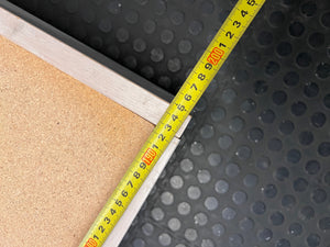 Minimalist Light Brown Single Bed Frame – depth measurement