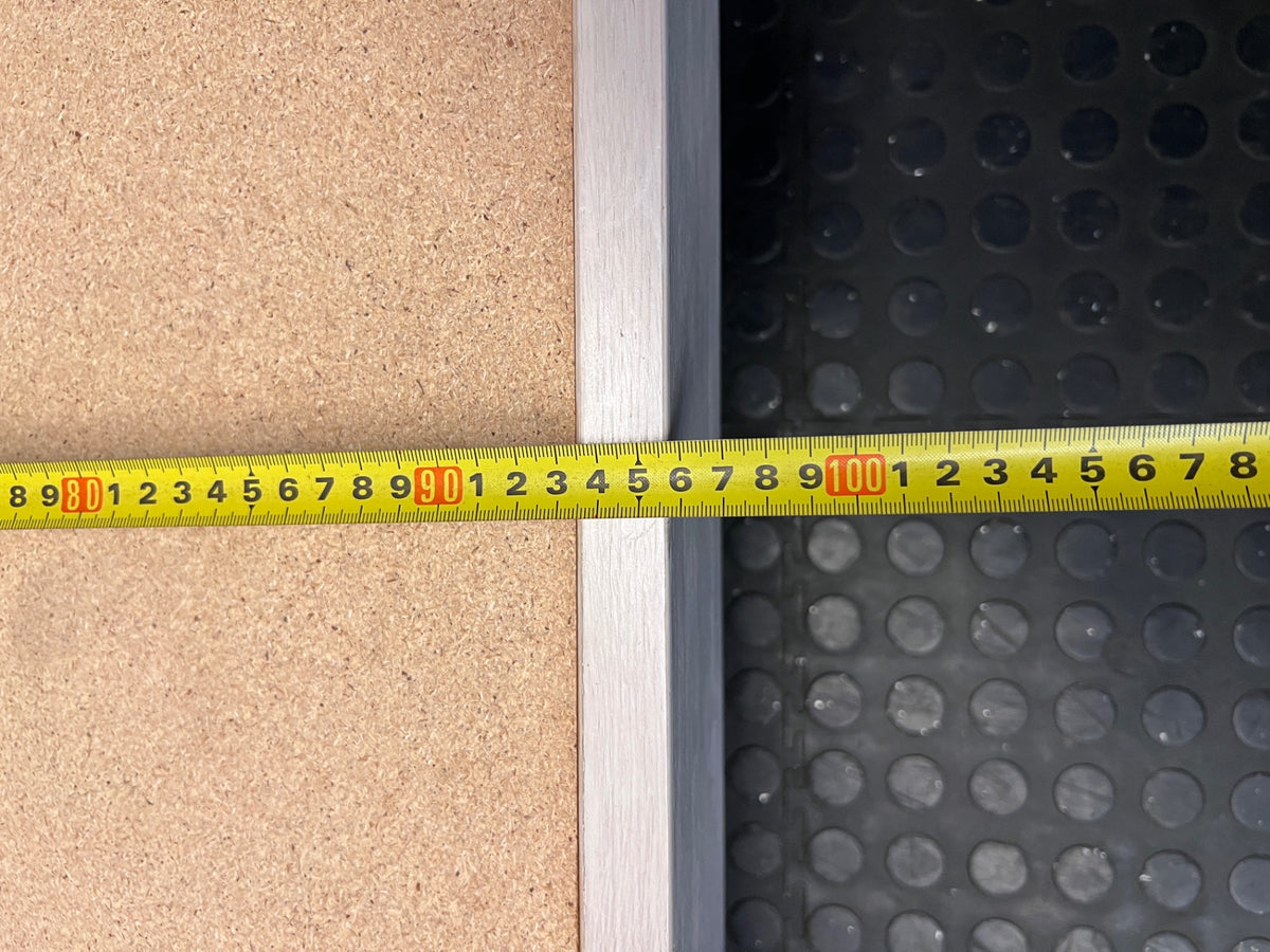 Minimalist Light Brown Single Bed Frame – width measurement