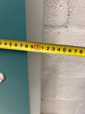 Rectangular Mirror with Frosted Glass Border – depth measurement