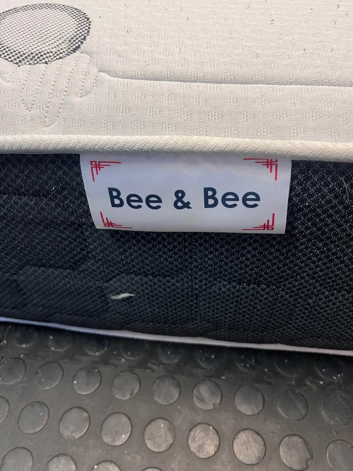 Bee & Bee Queen Bamboo Fabric Mattress – back view