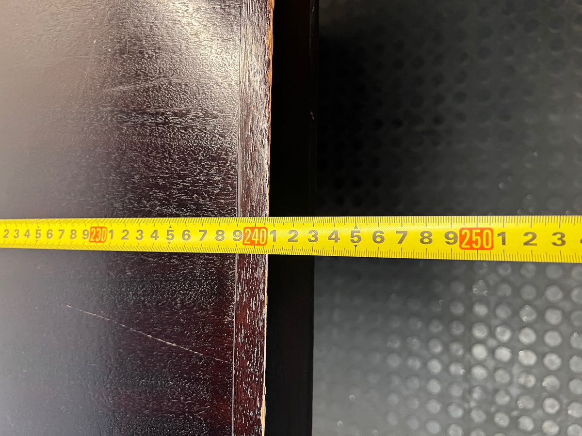 Large Dark Brown 8-Seater Dining Table – width measurement