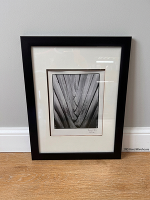 Framed Black and White Botanical Wall Art – styled product image