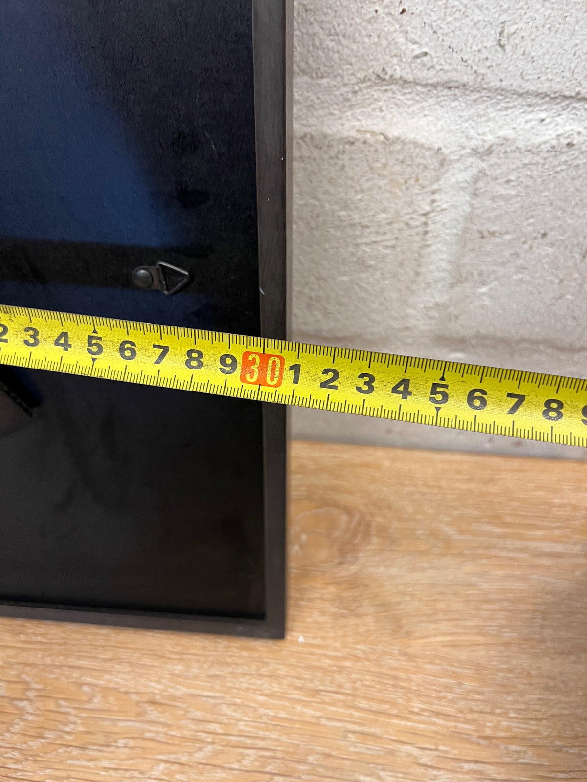 Country Road Black Timber Photo Frame (8x10") – width measurement