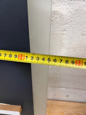 Rectangular Wall Mirror with Frosted Glass Border – depth measurement