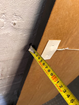Large Full-Length Dark Framed Timber Wall Mirror – depth measurement