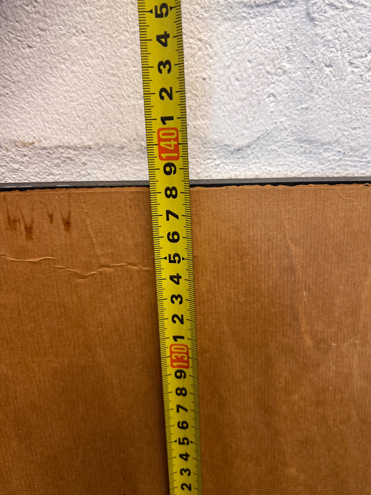 Large Full-Length Dark Framed Timber Wall Mirror – height measurement