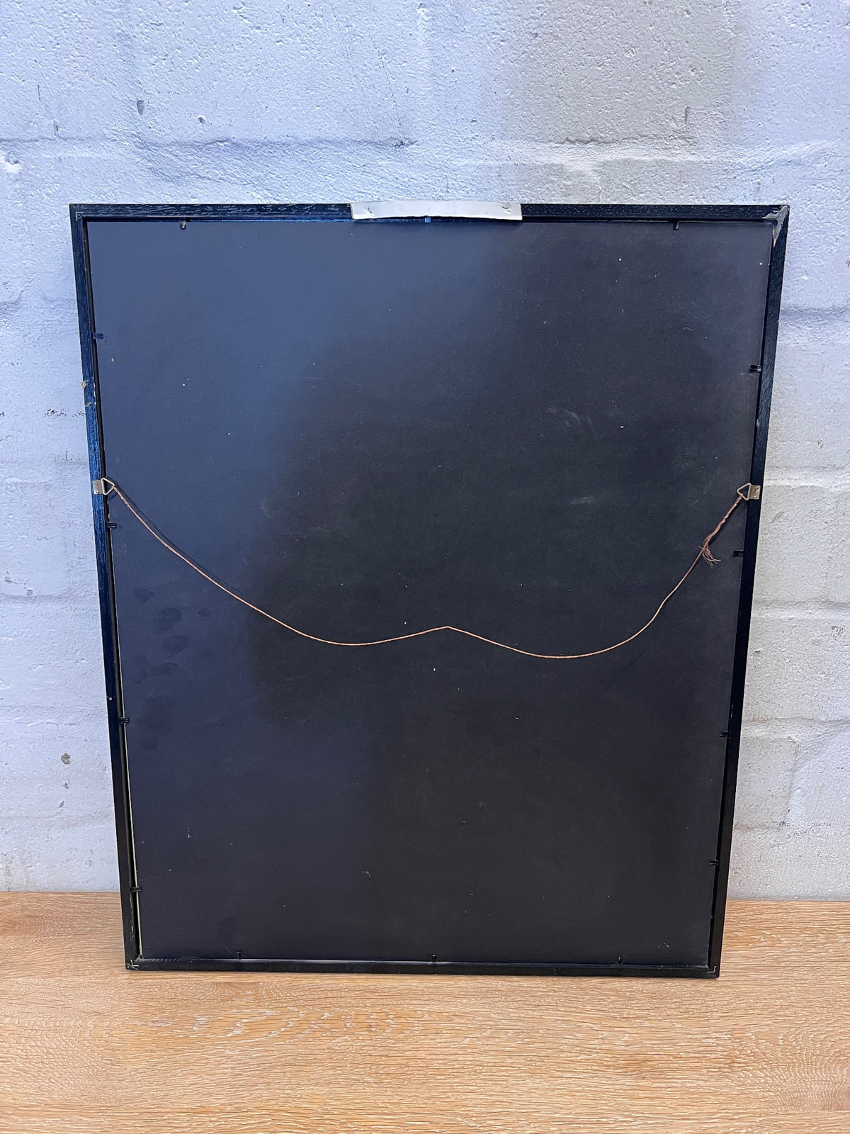 Framed Botanical Orchid and Strelitzia Artwork – side view