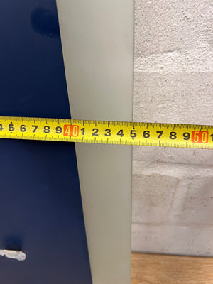 Rectangular Mirror with Frosted Glass Border – height measurement