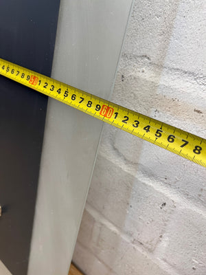 Modern Frosted Border Wall Mirror – depth measurement