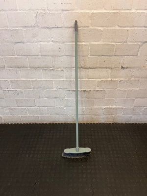 Grey Long-Handled Household Broom – main front view