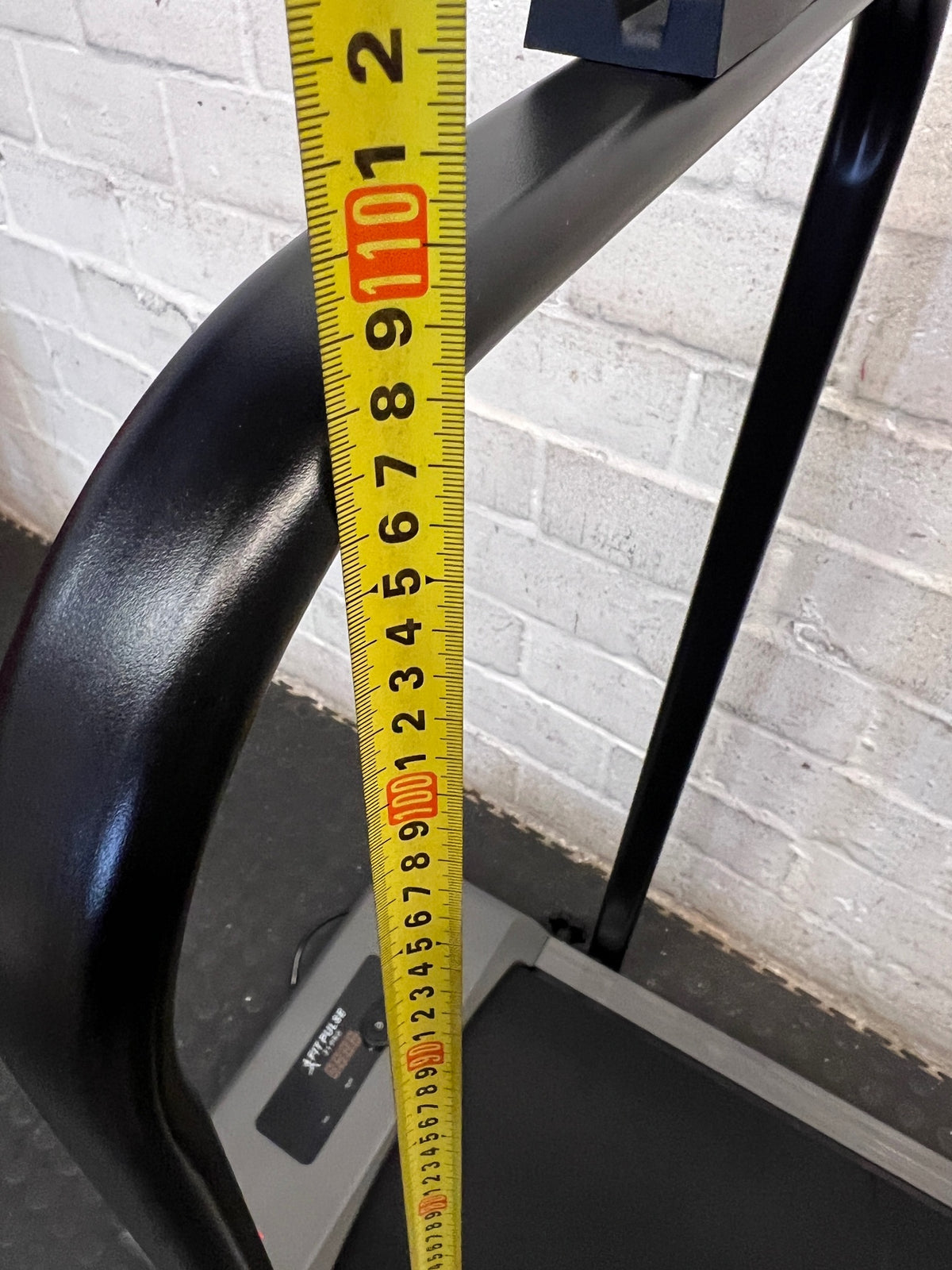 Fit Pulse Compact Black and Grey Treadmill – height measurement